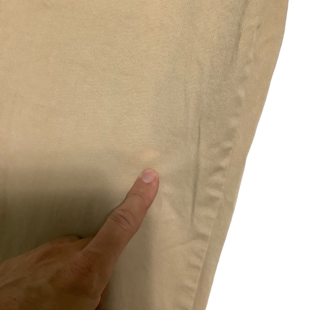 LL Bean Favorite Fit Pants Sz 8 Tan - Picture 7 of 8